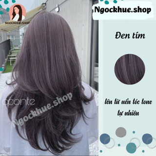 thuốc nhuộm tóc màu đen tím + tặng trợ nhuộm - Ngọc Khuê Shop