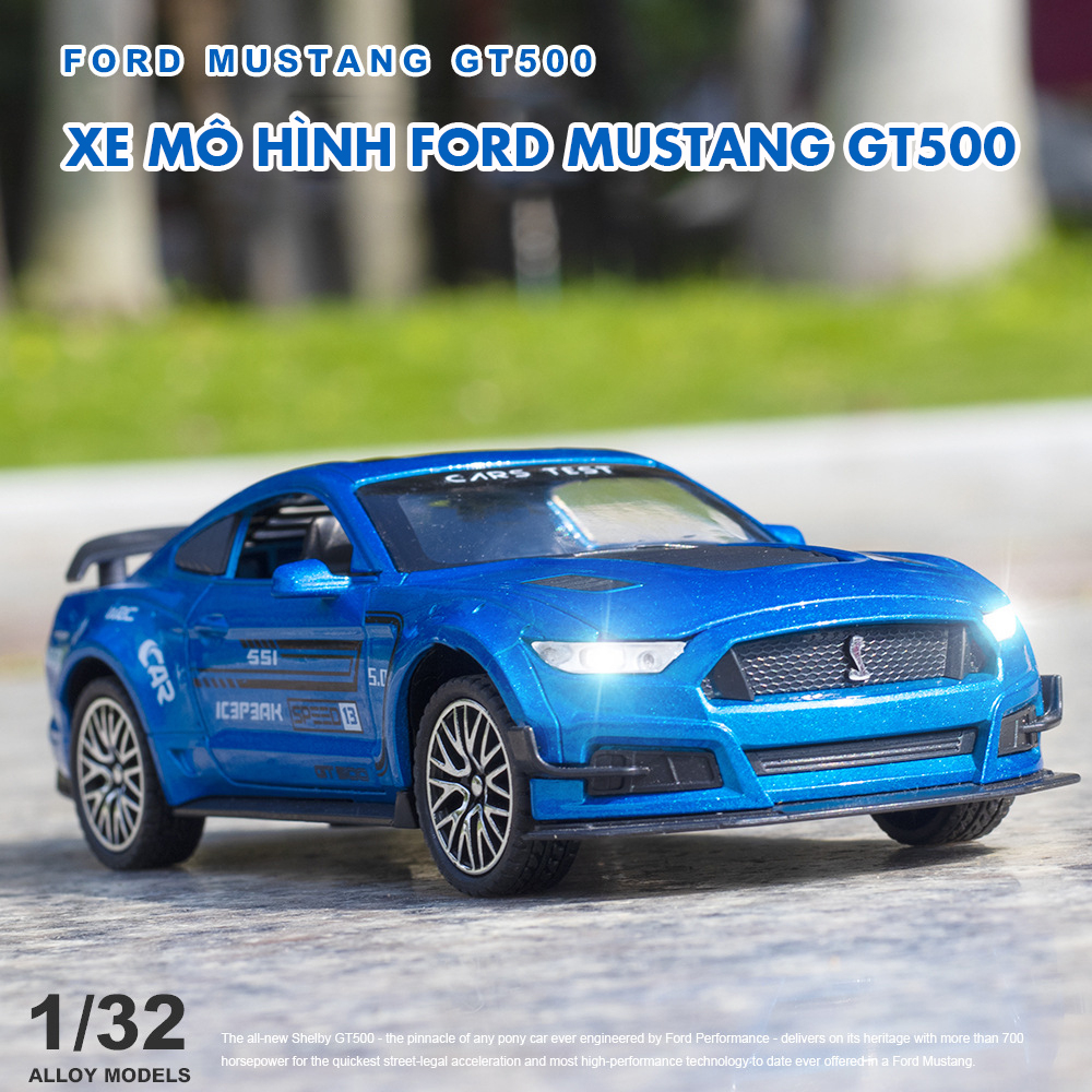 Mô hình hợp kim xe ô tô Ford Mustang GT500 Shelby tỷ lệ 1:32