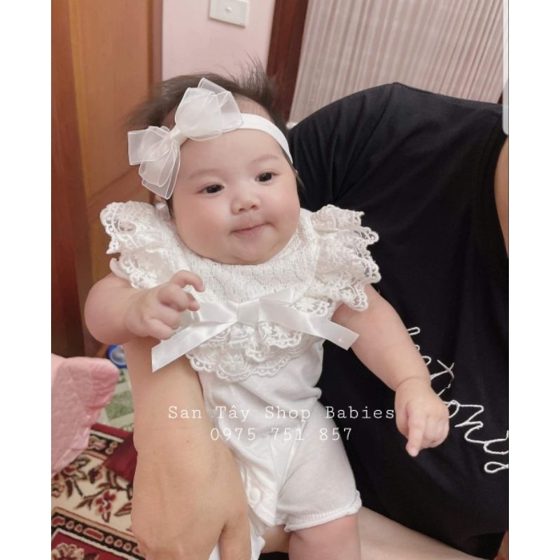 Body đùi khuy chéo xinh xắn cho bé
