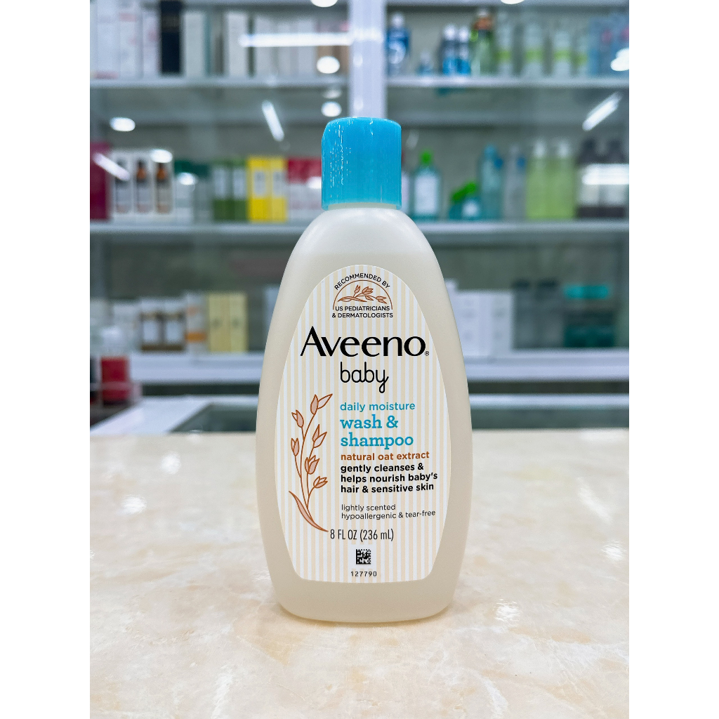 Sữa Tắm Gội Cho Bé Aveeno Baby Wash & Shampoo 236ml Chính Hãng công Ty