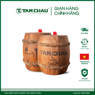 Cà phê hộp trống gỗ 150gr