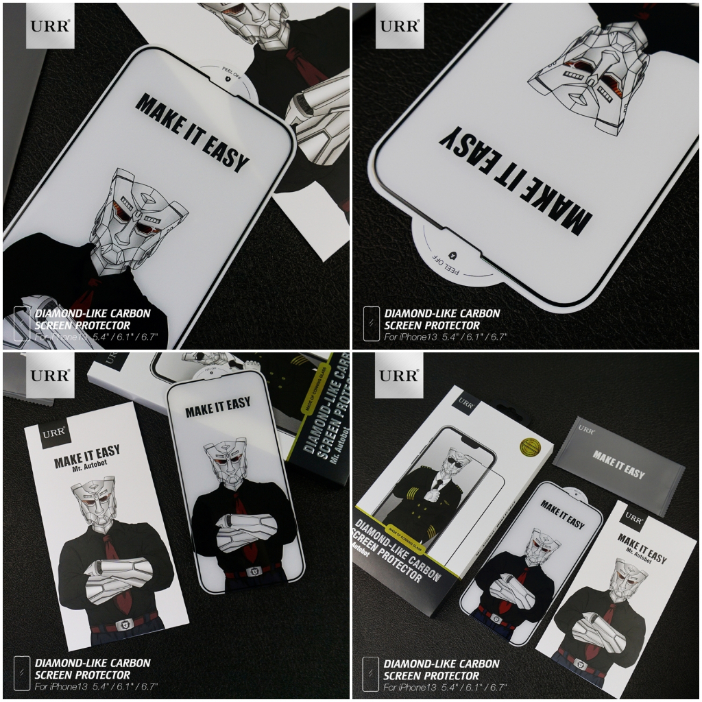 KÍNH CƯỜNG LỰC Diamond-Like Carbon IP 14 PRO MAX - 14 PLUS - 14 - 13 PRO MAX - 13 MINI URR 0.26mm CHÍNH HÃNG HÀNG CHUẨN