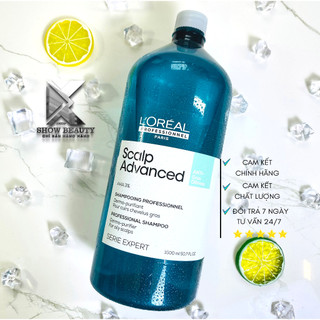 Dầu Gội Ngừa Dầu, Cân Bằng Dưỡng Chất Và Độ Ẩm Loreal Professionnel Scalp Advanced Anti-Gras Oiliness