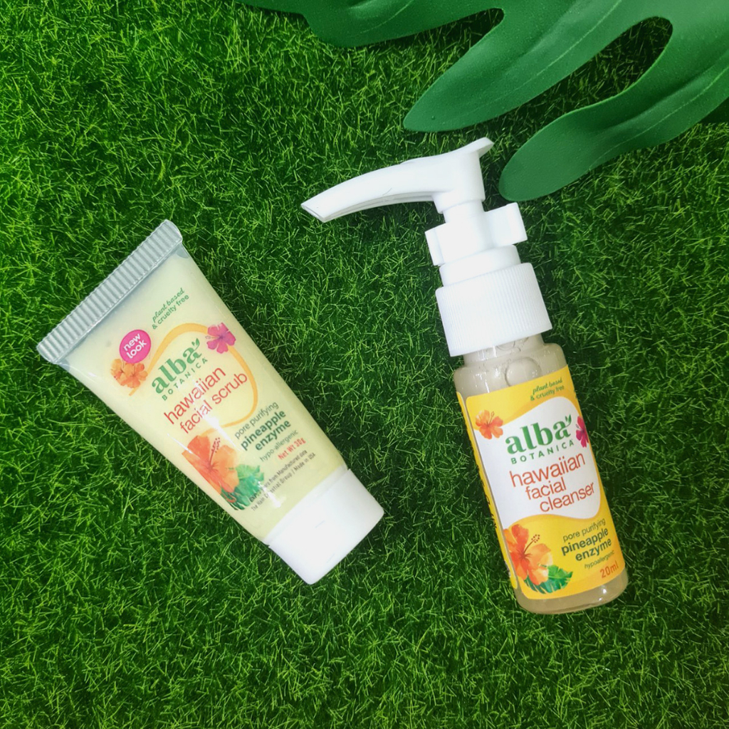 Bộ Combo chăm sóc thuần chay Minisize Alba Botanica nhẹ dịu, an toàn lành tính