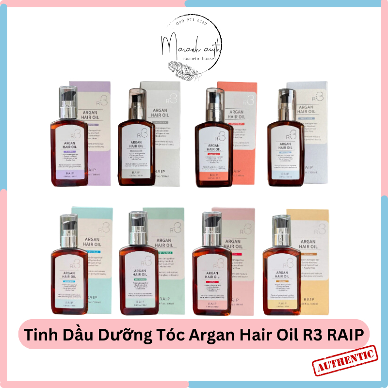 Dầu Dưỡng Tóc Argan Raip R3 Argan Hair Oil 100ml