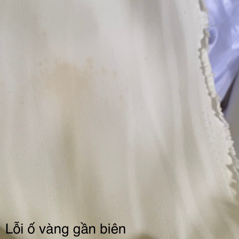 Vải Tuyết Mưa Hàn Quốc Trắng Khổ 1m55 - Lỗi Dơ - Chất Dày Dặn Co Giãn, May Vest, Quần Tây, Set Đồ Thiết Kế