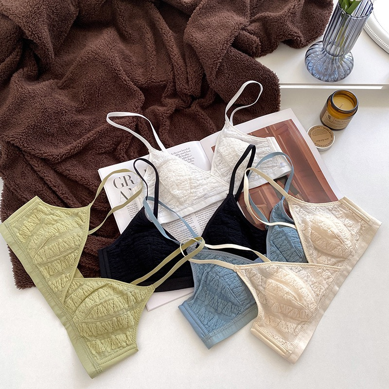 Áo lót VANVENE , áo Bralette BR502 Ren Lưới Lót Mỏng Siêu Thoáng bảng lưng to 3 móc che mỡ lưng