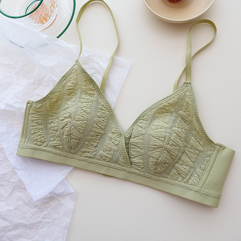 Áo lót VANVENE , áo Bralette BR502 Ren Lưới Lót Mỏng Siêu Thoáng bảng lưng to 3 móc che mỡ lưng