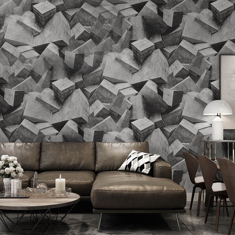 Decal Giấy Dán Tường Decor Kim Vinh Mẫu Đá Hoa Cương Sang Trọng 5m Khổ 45cm Keo Sẵn