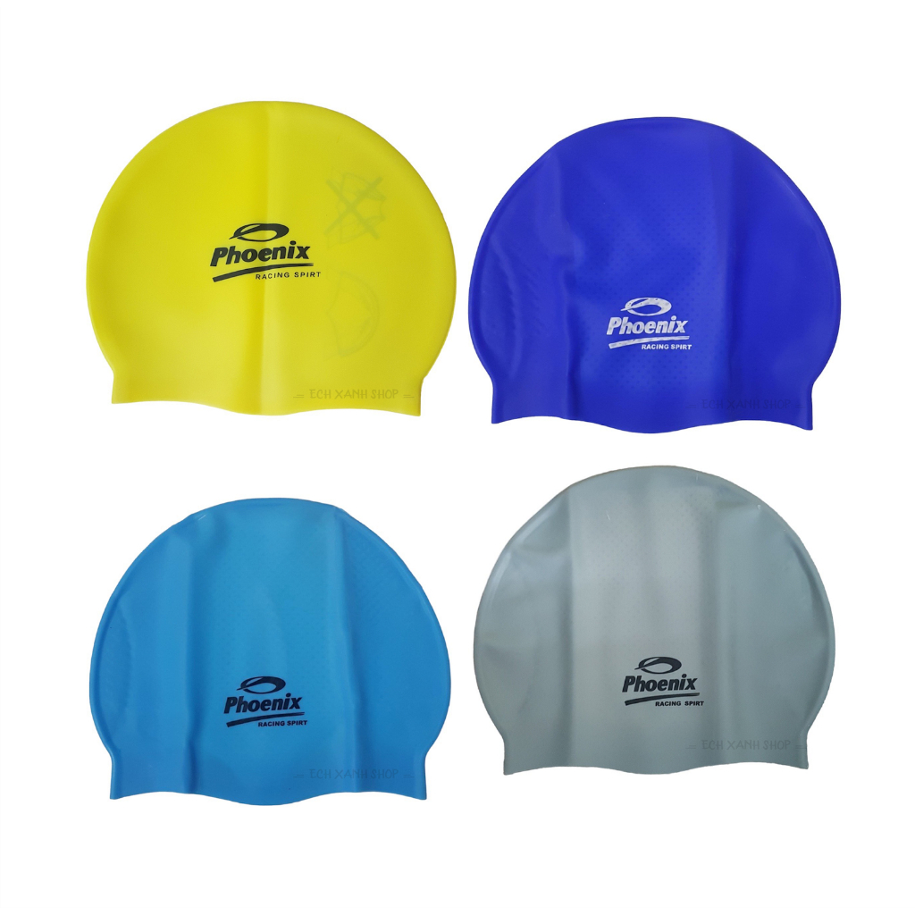 Mũ bơi nón bơi chất Liệu Silicon co giãn