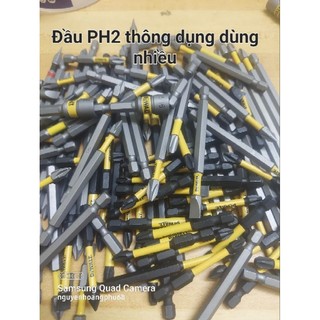 Mũi vít dewalt các loại đủ size thông dụng ph1 ph2 ph3 sl6 có từ