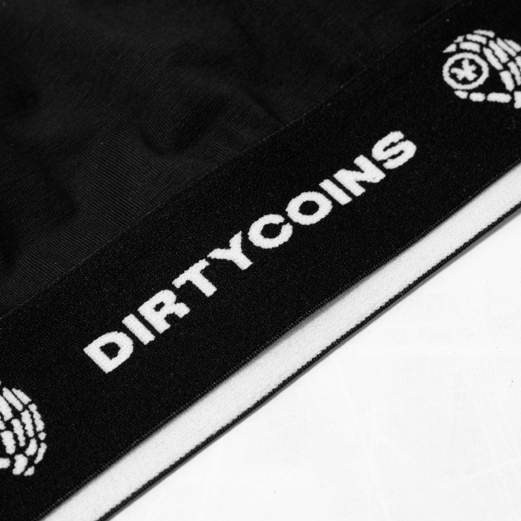 Áo DirtyCoins Logo Sport Bra - Black