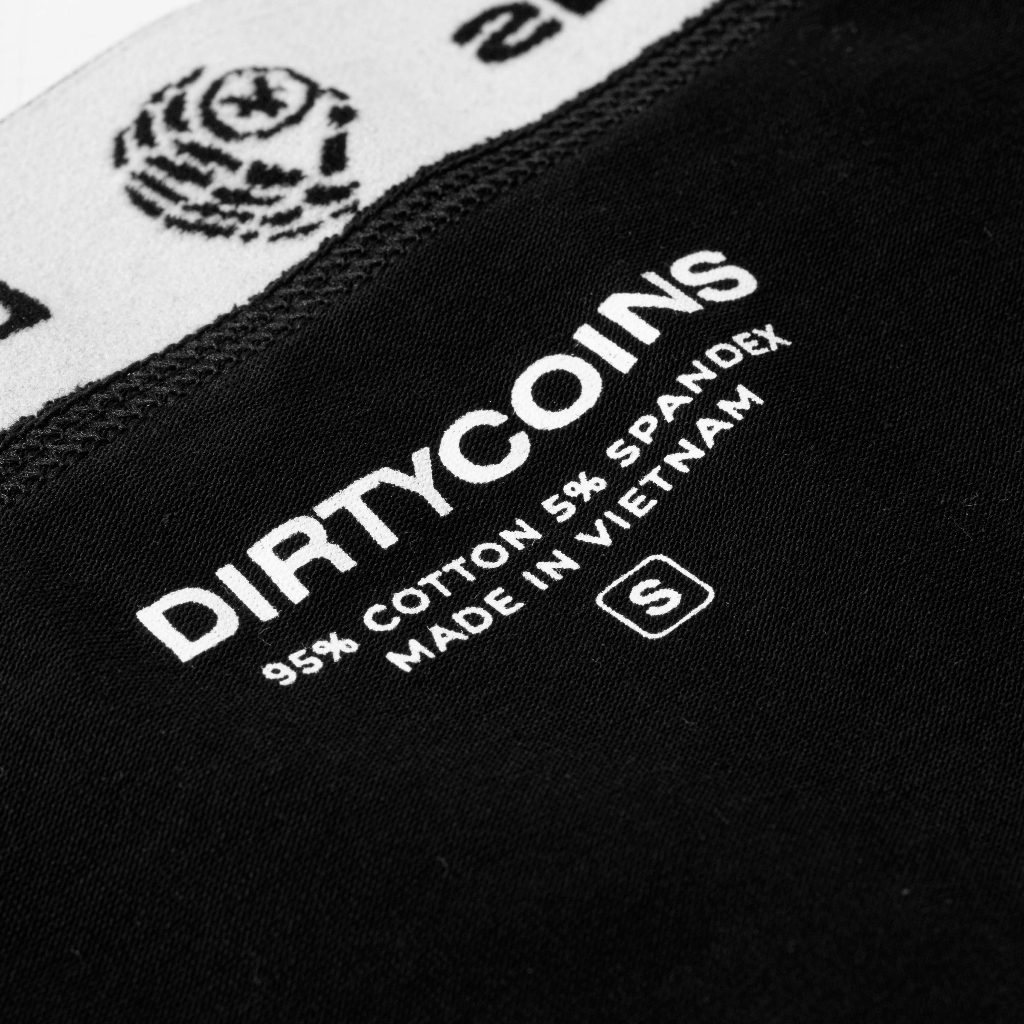 Quần DirtyCoins Logo Women Briefs - Black