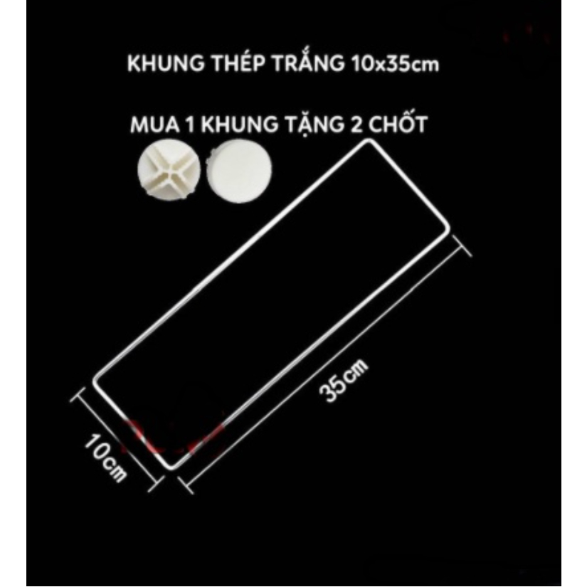 Khung lưới sắt rỗng 10x35cm, khung 35*35cm, khung 45*35 kê chuồng chó, mèo, kệ tủ