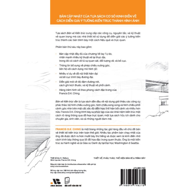 Sách bản vẽ kiến trúc. ISBN: 9786044746210