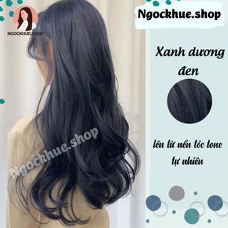 Thuốc nhuộm tóc xanh dương đen + tặng kèm trợ dưỡng - Ngọc Khuê Shop