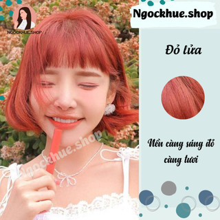 Thuốc nhuộm tóc đỏ lửa + tặng kèm oxy trợ dưỡng - Ngọc Khuê Shop