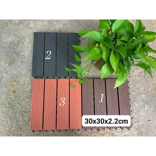 Sàn Gỗ Nhựa Composite Lót Sàn Ban Công Vườn CHịu Nước ,Chịu Nắng dài 30cm rộng 30cm.Nhận thi công