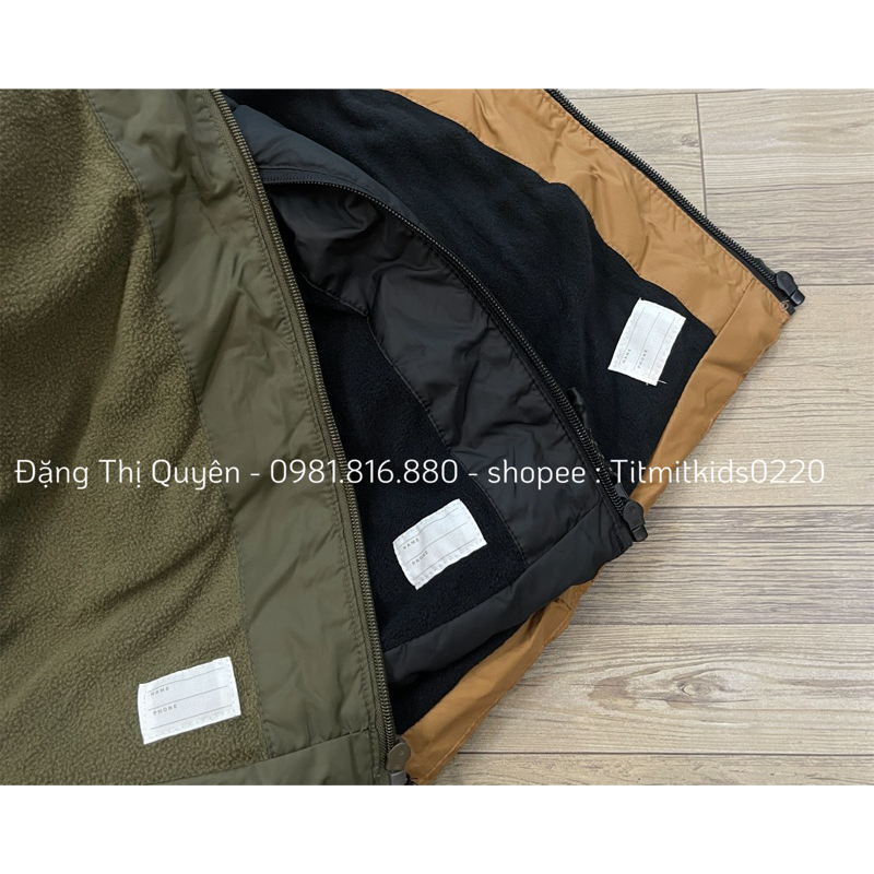 Áo phao Ma.ngo bé trai be gai dư xịn dáng dài