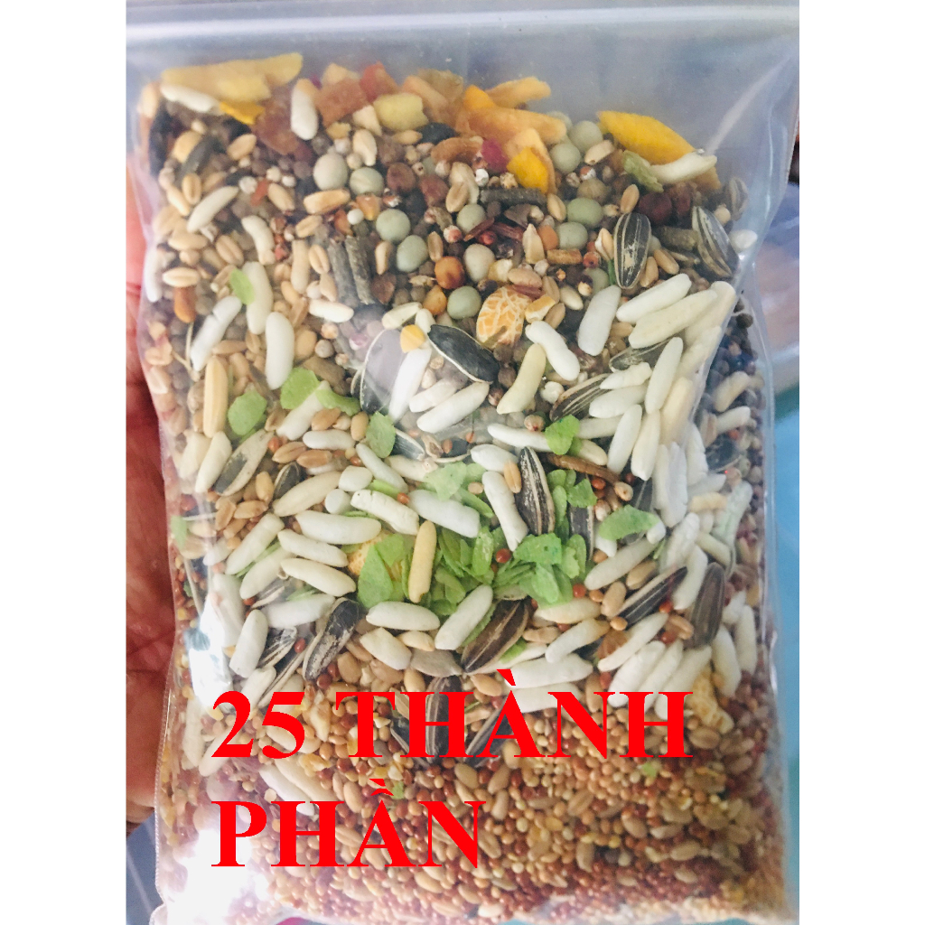 THỨC ĂN HAMSTER sâu sấy 35 THÀNH PHẦN 0,5KG Giá Sỉ