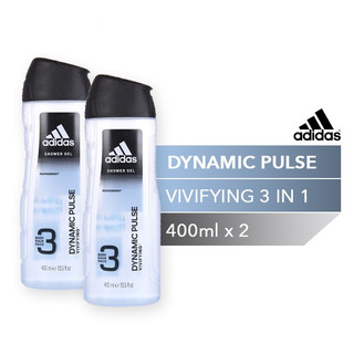 Combo 2 chai : Sữa tắm gội toàn thân Nam Adidas - Dynamic Pulse - 400ml