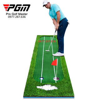 Thảm tập golf Putter PGM trong nhà di động tiện lợi di chuyển luyện Swing gạt bóng TT011