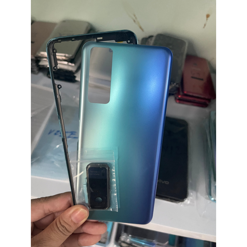 Vỏ lưng viền vivo y51 2020 dùng chung y53s zin