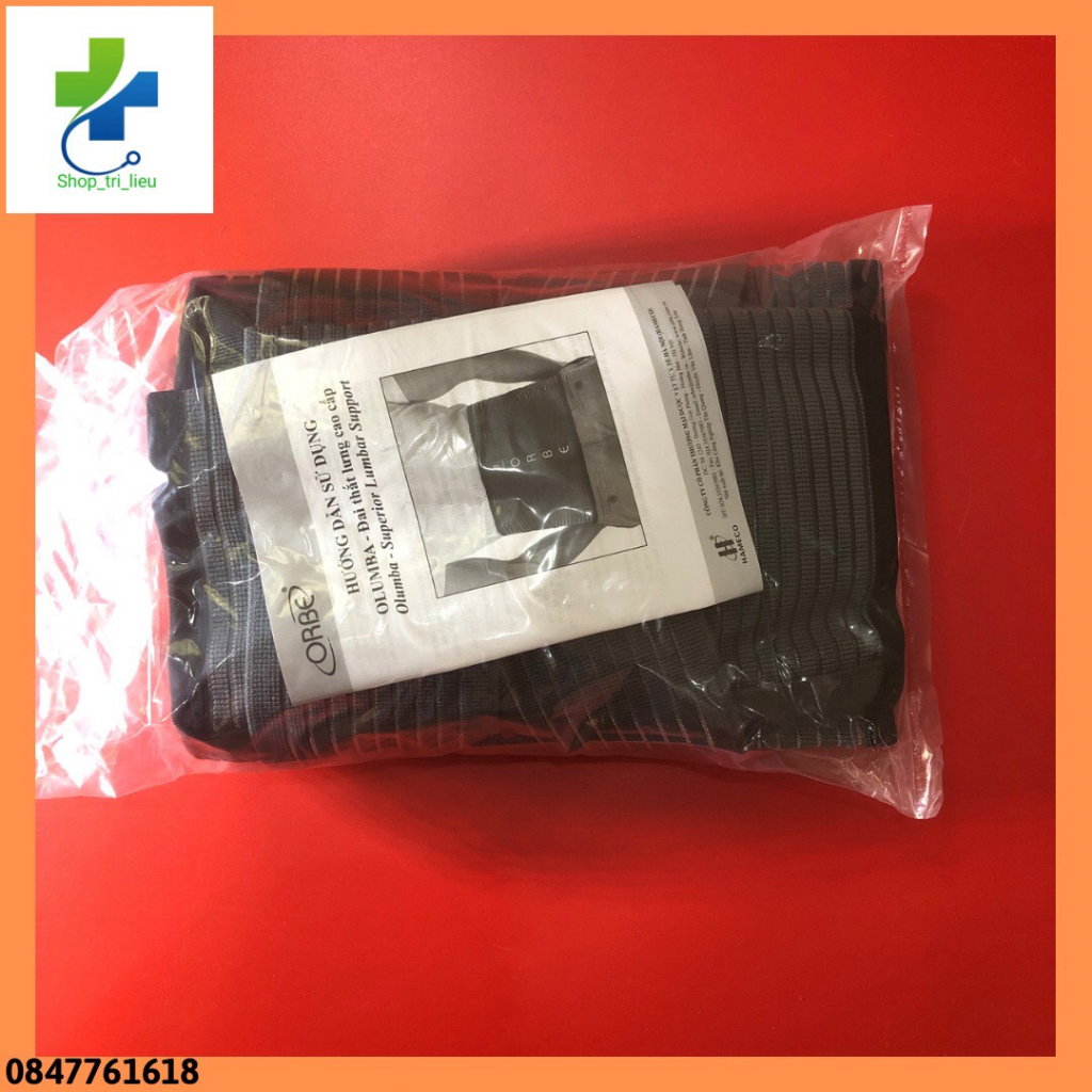 Đai thắt lưng cao cấp Olumba Orbe hỗ trợ đau lưng, thoái hóa, thoát vị đĩa đệm