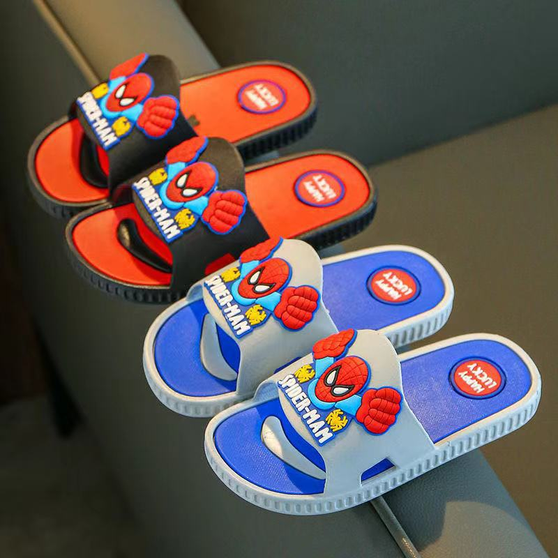 DÉP SIÊU NHÂN NHỆN 3D ĐẾ MỀM CHO BÉ TRAI, HÀNG CAO CẤP