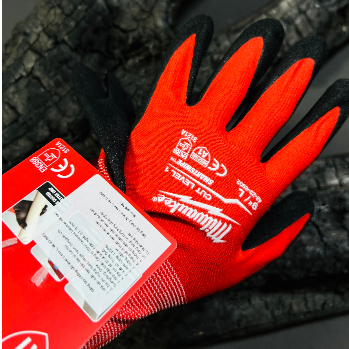 Găng tay chống cắt MILWAUKEE 48-22-8902 Level 1 có cảm ứng điện thoại