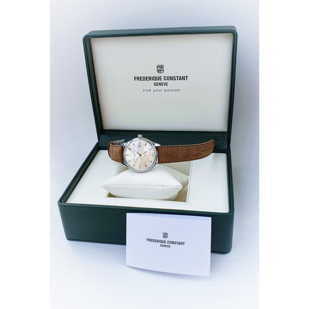 Đồng hồ chính hãng nam Frederique Constant Classic Quartz GMT - Máy pin Thụy Sĩ - Kính Sapphire