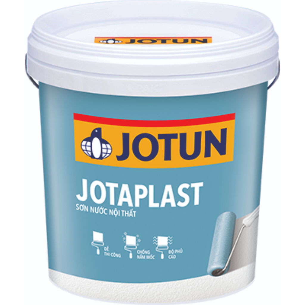 HCM Sơn Nội Thất Jotun JOTAPLAST WHITE 5lít. Che phủ tốt