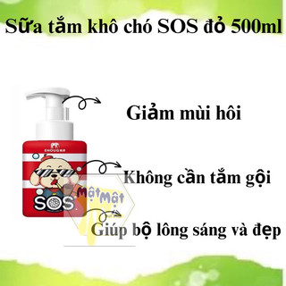 Sữa tắm khô SOS cho chó mèo dạng mousse