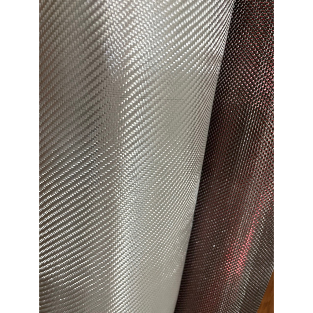 Vải carbon xiên bạc