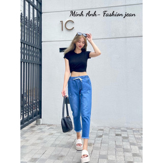 XẢ HÀNG ! QUẦN JEAN GIẤY BAGGY LƯNG THUN