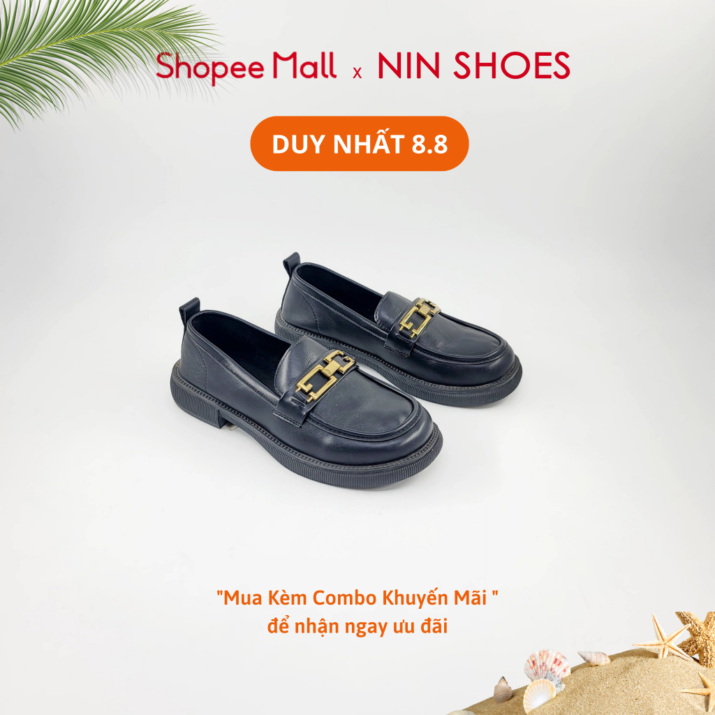 Giày nữ Ninshoes oxfod hot trend phong cách hàn quốc