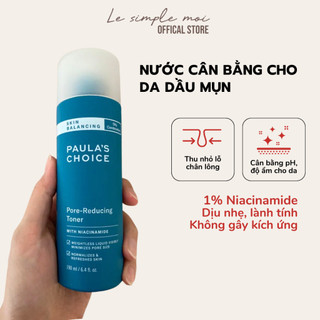 Toner da dầu 𝑷𝒂𝒖𝒍𝒂'𝒔 𝑪𝒉𝒐𝒊𝒄𝒆 𝑺𝒌𝒊𝒏 𝑩𝒂𝒍𝒂𝒏𝒄𝒊𝒏𝒈 𝑷𝒐𝒓𝒆-𝑹𝒆𝒅𝒖𝒄𝒊𝒏𝒈 𝑻𝒐𝒏𝒆𝒓 thu nhỏ lỗ chân lông đều màu da