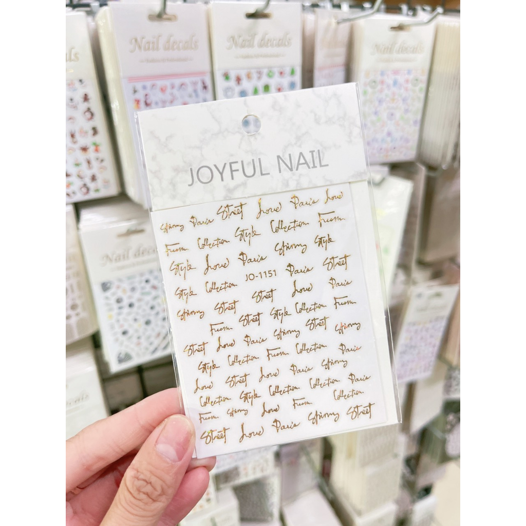 Sticker Trang Trí Móng, Hình Dán Trang Trí Móng Các Mẫu Hot Nhất Hiện Nay