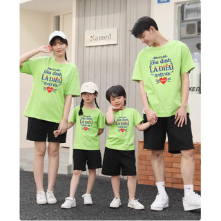áo gia đình 4 người- áo gia đình 3 người- đồ gia đình đi biển