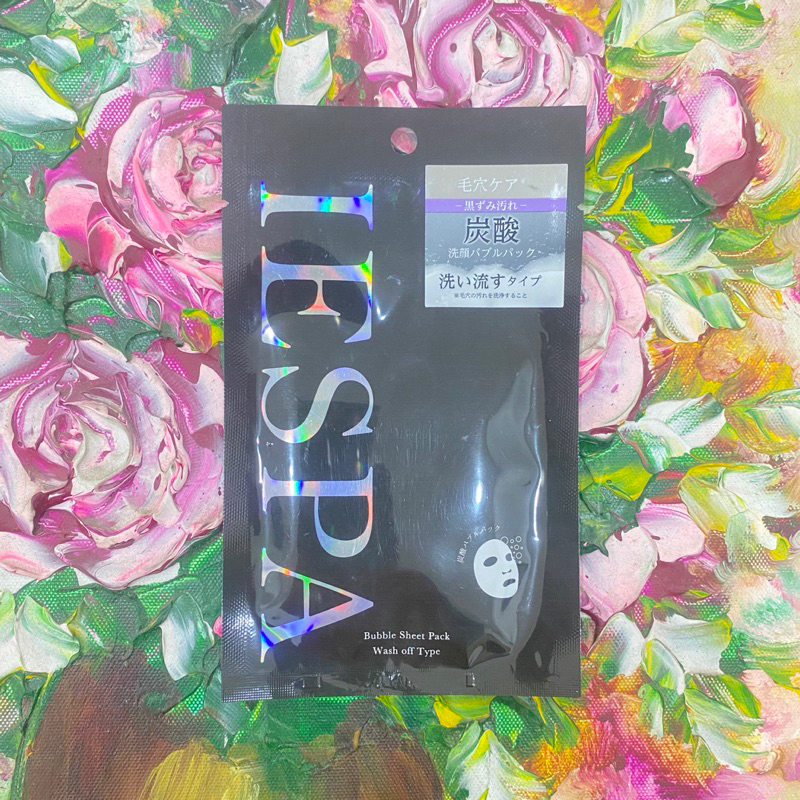 🍒 Mặt Nạ Thải Độc ESPA Carbonated Face Wash Bubble Pack Wash Off Type 1 miếng