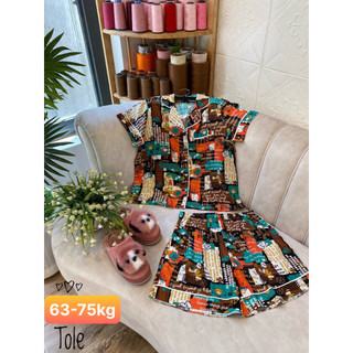 [HCM] (63-90kg) Đồ bộ bigsize ĐÙI tole/lanh. drap gối codipa.