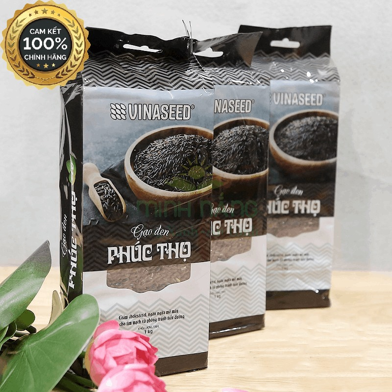 Combo 3 túi gạo lứt đen Phúc Thọ (1kg*3)