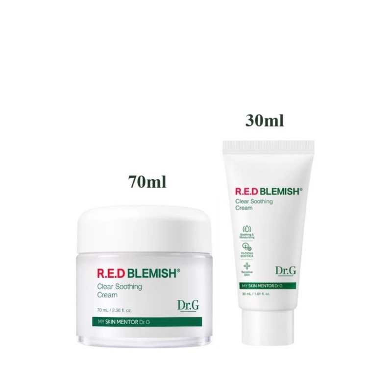 Kem Dưỡng Ẩm Phục Hồi Da Dr.G Red Blemish Clear Soothing Cream