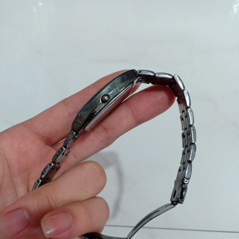 Đồng hồ si nhật nam tank bầu hiệu MAVY MAISON 1 cửa lịch ful đen