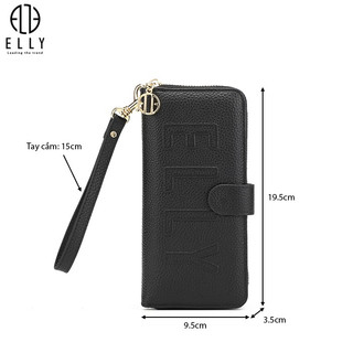 [Deal sang chảnh]  Ví nữ cao cấp da thật ELLY – EV87