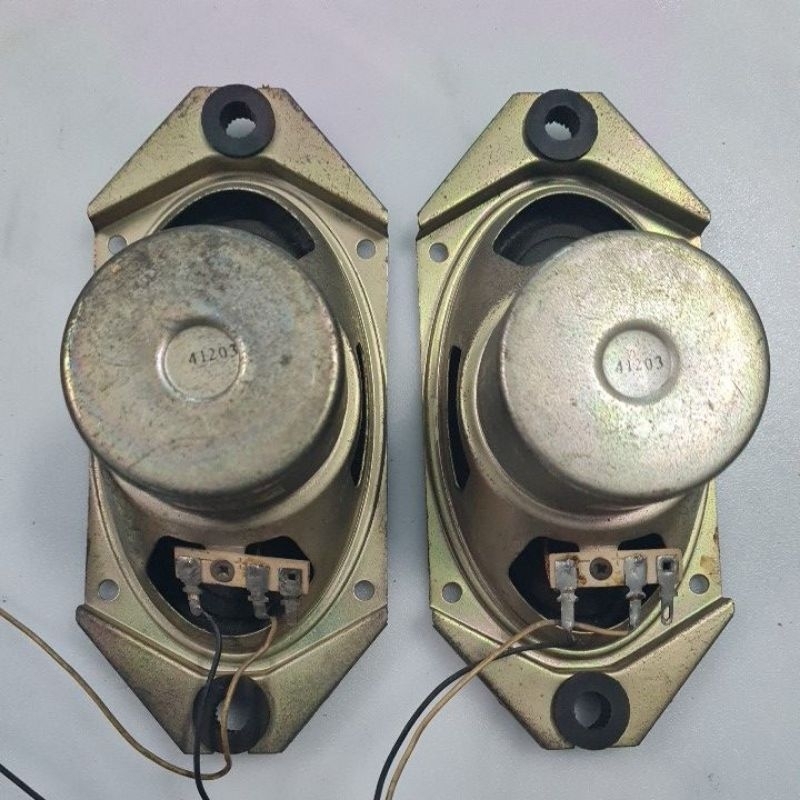 Cặp loa toàn dãi hột xoài 8 ohm / 20w , tháo từ tivi CRT PANASONIC