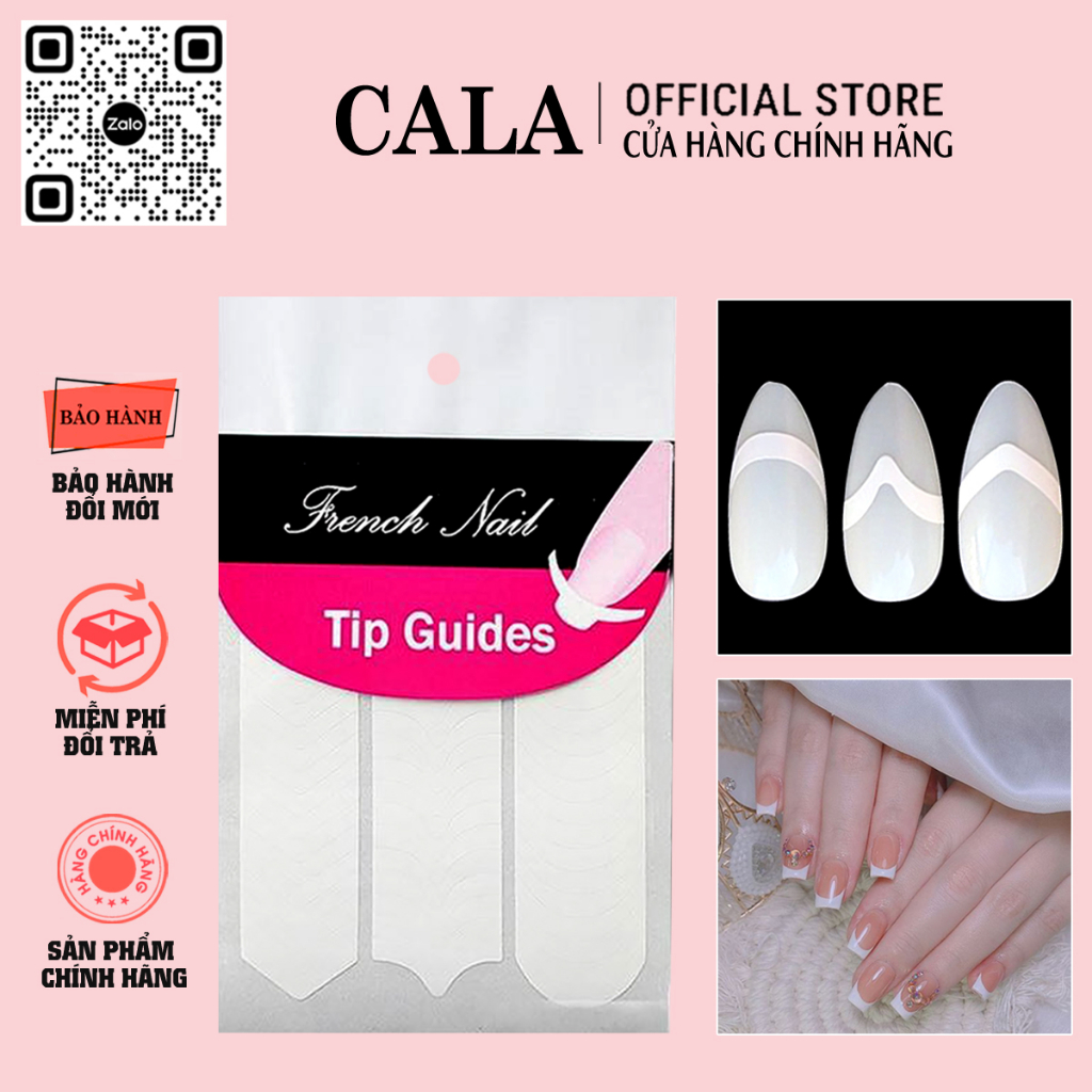 Dán viền móng - dán phen đầu móng, tạo viền móng nail