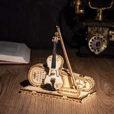 Đồ Chơi Mô Hình Lắp Ráp Gỗ 3D: Mô hình đàn Violin