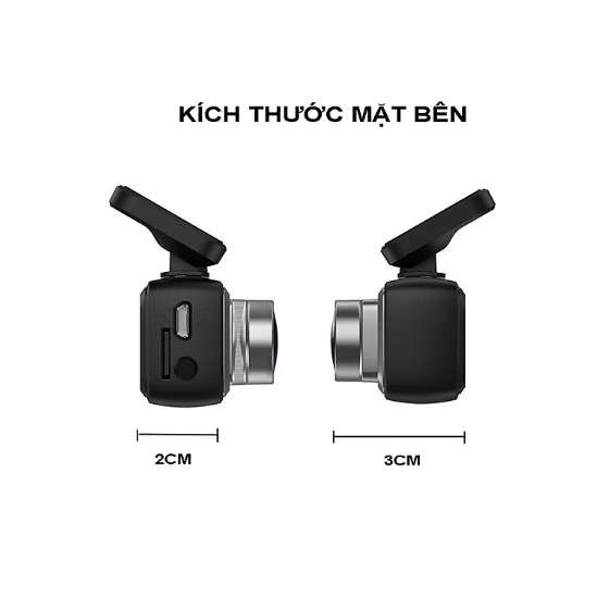 Camera hành trình v8 FullHD 1080p kết nối wifi với điện thoại và màn hình android, thẻ nhớ 64gb, có mic thu âm