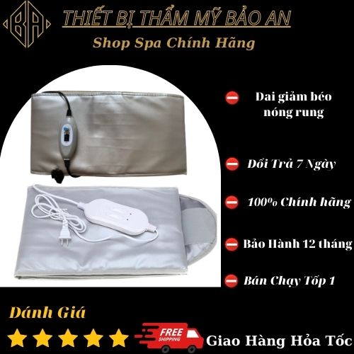 Đai quấn nóng giảm béo | đai quấn nóng rung giảm mỡ bụng